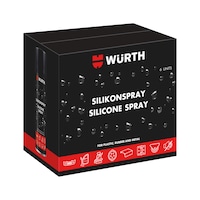 Silicone spray Assortimento di 6 pezzi