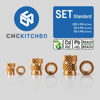 
Gewindeeinsatz-Set Original CNC Kitchen standard 200-tlg.
